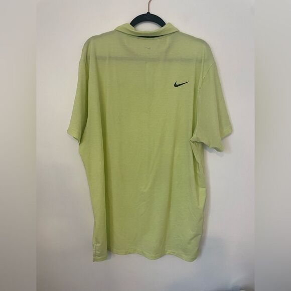 Nike Dri-FIT Tour Men's Golf Polo xlarge Light Lemon Twist/Black - Picture 9 of 11